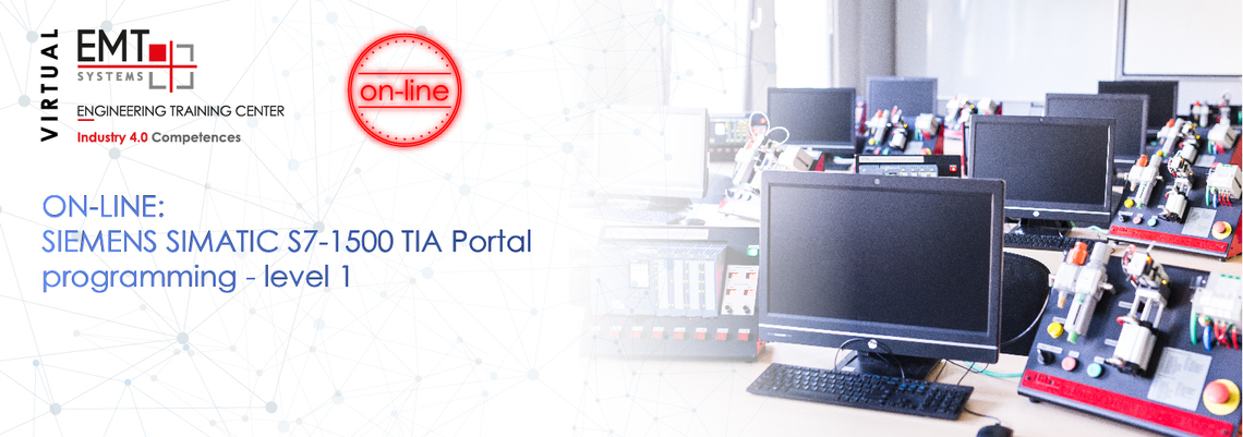 ON-LINE: SIEMENS SIMATIC S7-1500 TIA Portal programming - level 1